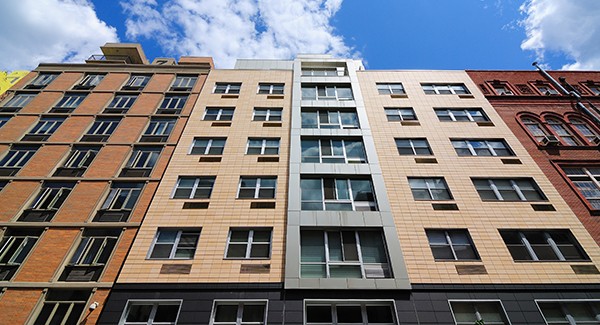 Picture of condo buildings.