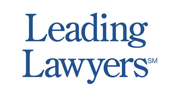 Picture of leading lawyers logo.