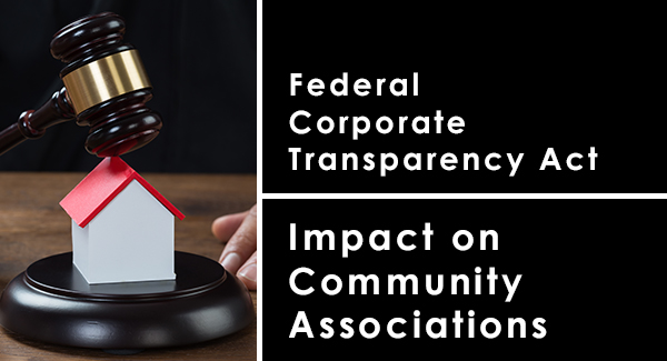 Picture of home and gavel meant to represent Federal Corporate Transparency Act