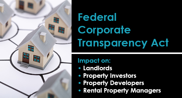Picture of homes meant to represent Federal Corporate Transparency Act