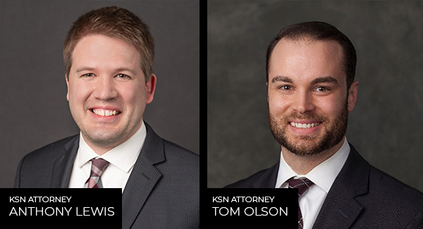 Pictures of attorneys Tom Olson and Anthony Lewis