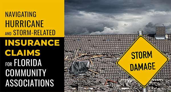 Roof and storm damage representing insurance claims
