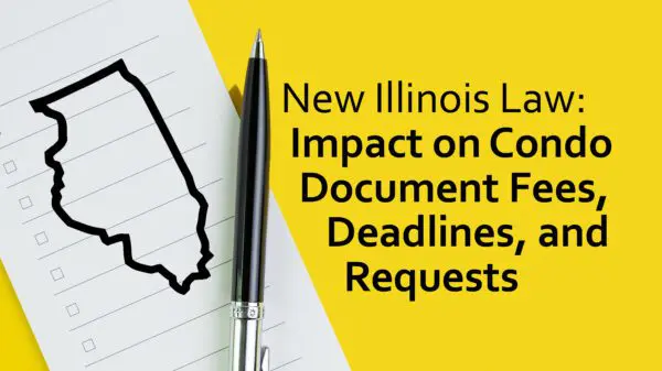 Pen and paper for new condo law.