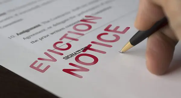 an eviction notice