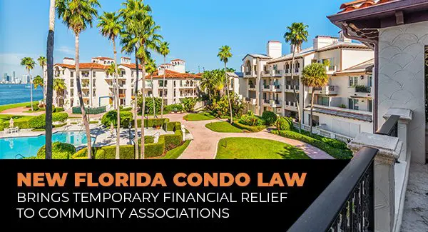 Florida condo complex representing new legislation,