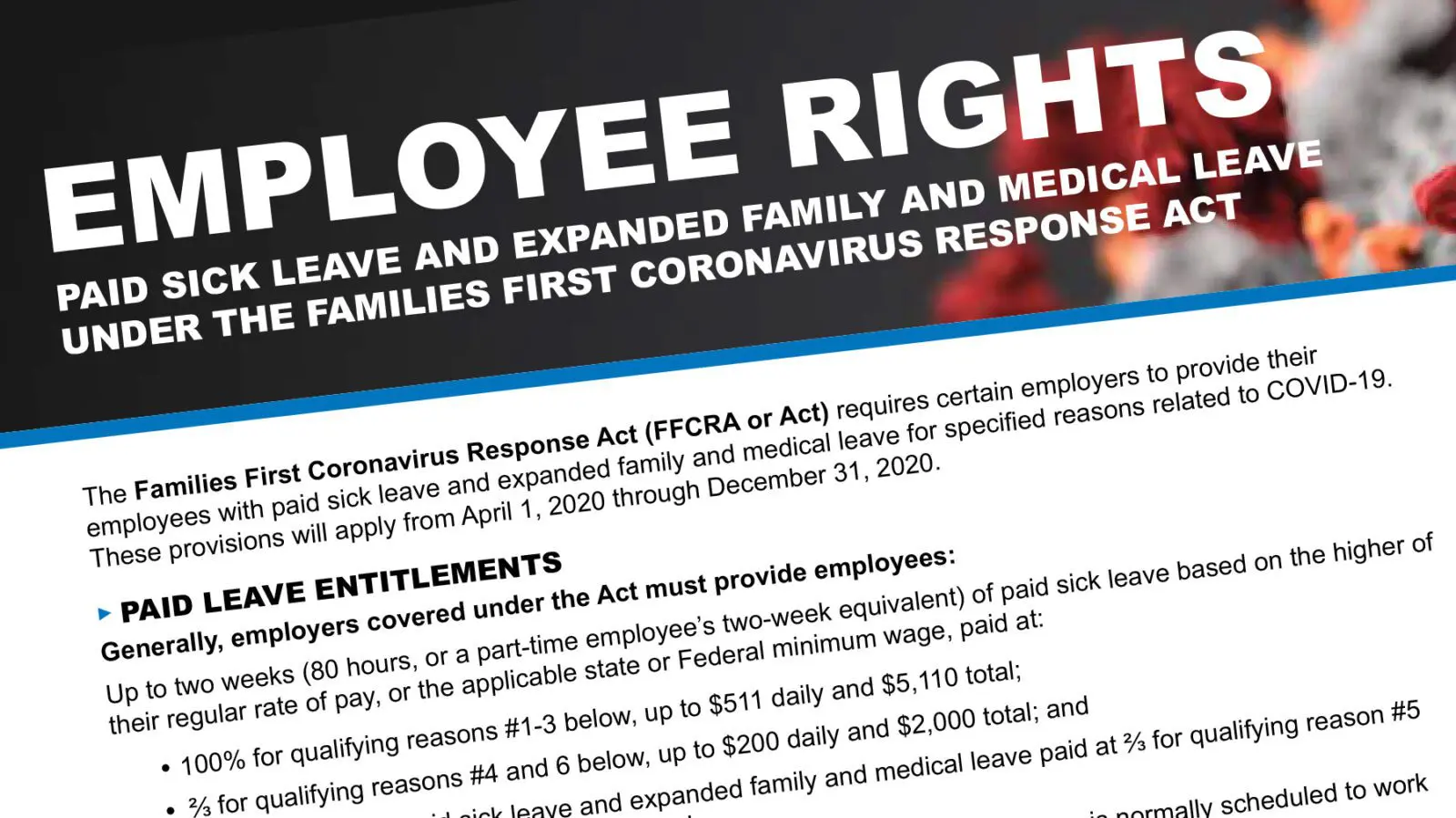 Families First Coronavirus Response Act.