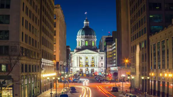 downtown Indianapolis.