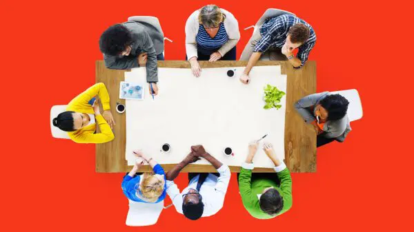 Property owners in a meeting.