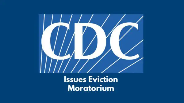 CDC eviction moratorium.