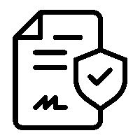 A person standing in a yoga tree pose with hands together above their head and one foot resting on the opposite inner thigh, silhouetted against a blank background.