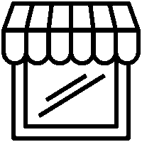 A person stands and faces a signpost with four directional arrows, each pointing in a different direction. The background is plain white.