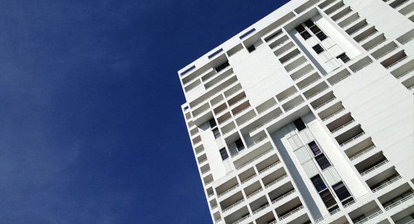 a condo building.