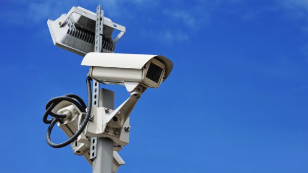 Security cameras monitoring property.