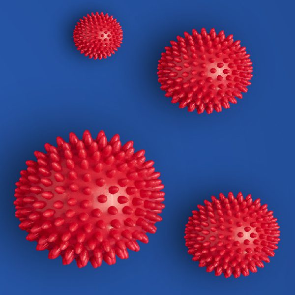 Virus representing Covid-19.