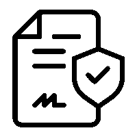 A person standing in a yoga tree pose with hands together above their head and one foot resting on the opposite inner thigh, silhouetted against a blank background.